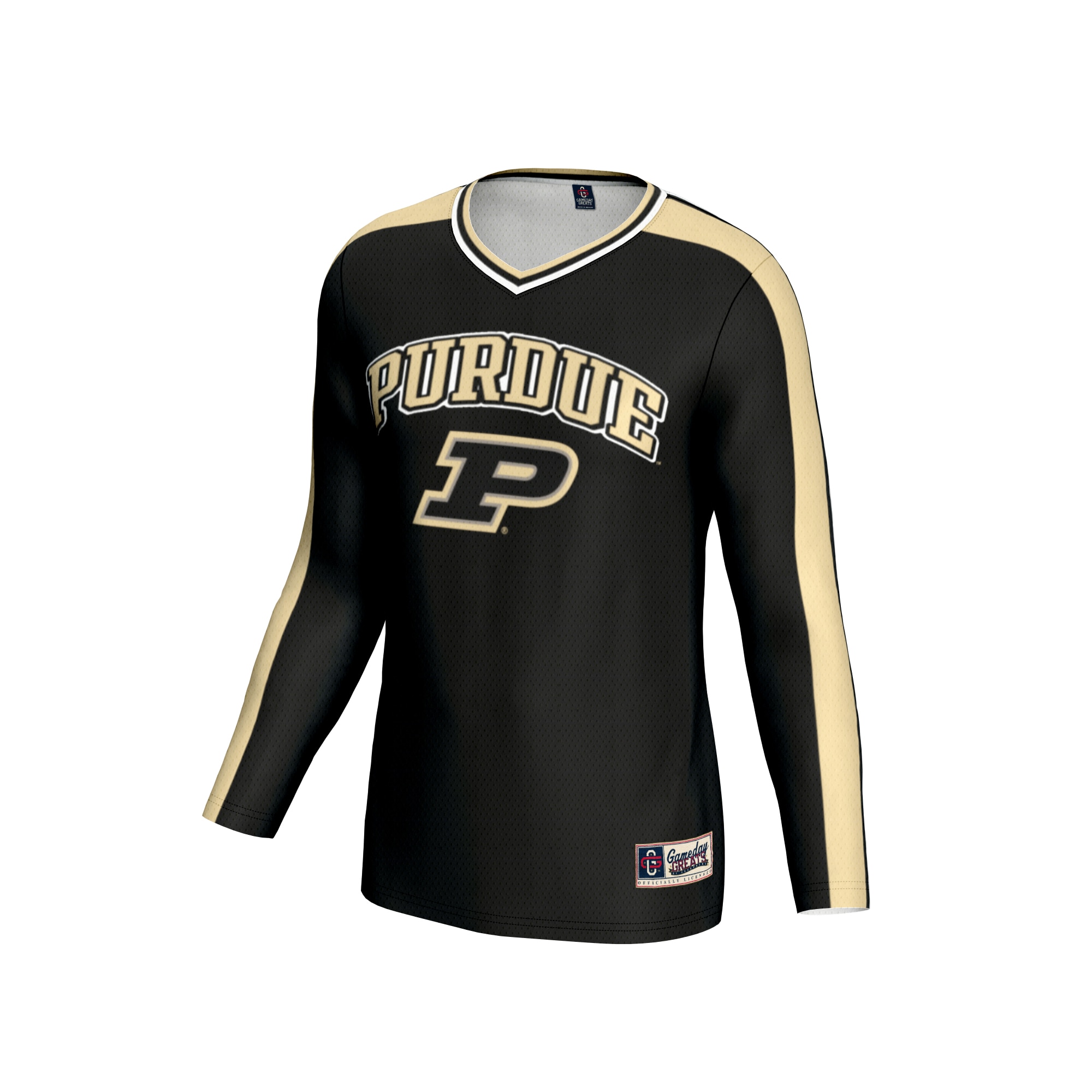 [DDG] Purdue Boilermakers GameDay Greats Unisex #1 Lightweight Volleyball Fashion Jersey - Black