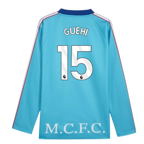 [JED] 2026-2027 Man City KING Jersey LS (Blue) (Guehi 15)