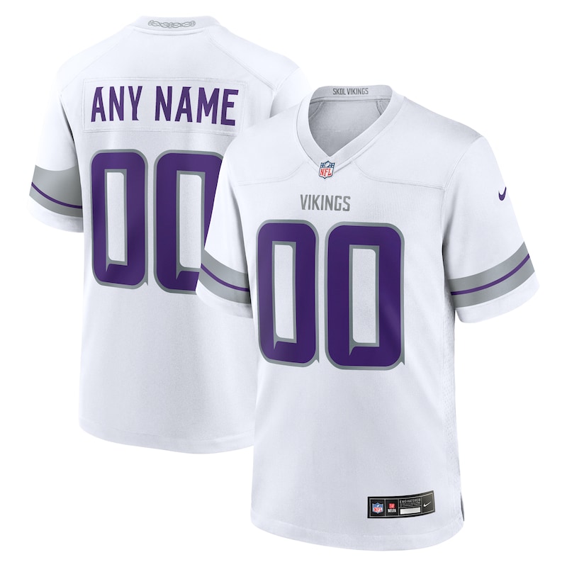 None  MIN Vikings Durable Replica Jersey for NFL Fans