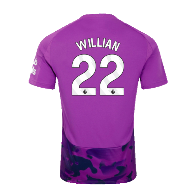 Authentic 2024-2025 FUL Third Classic Jersey Willian 22 Adults #17716
