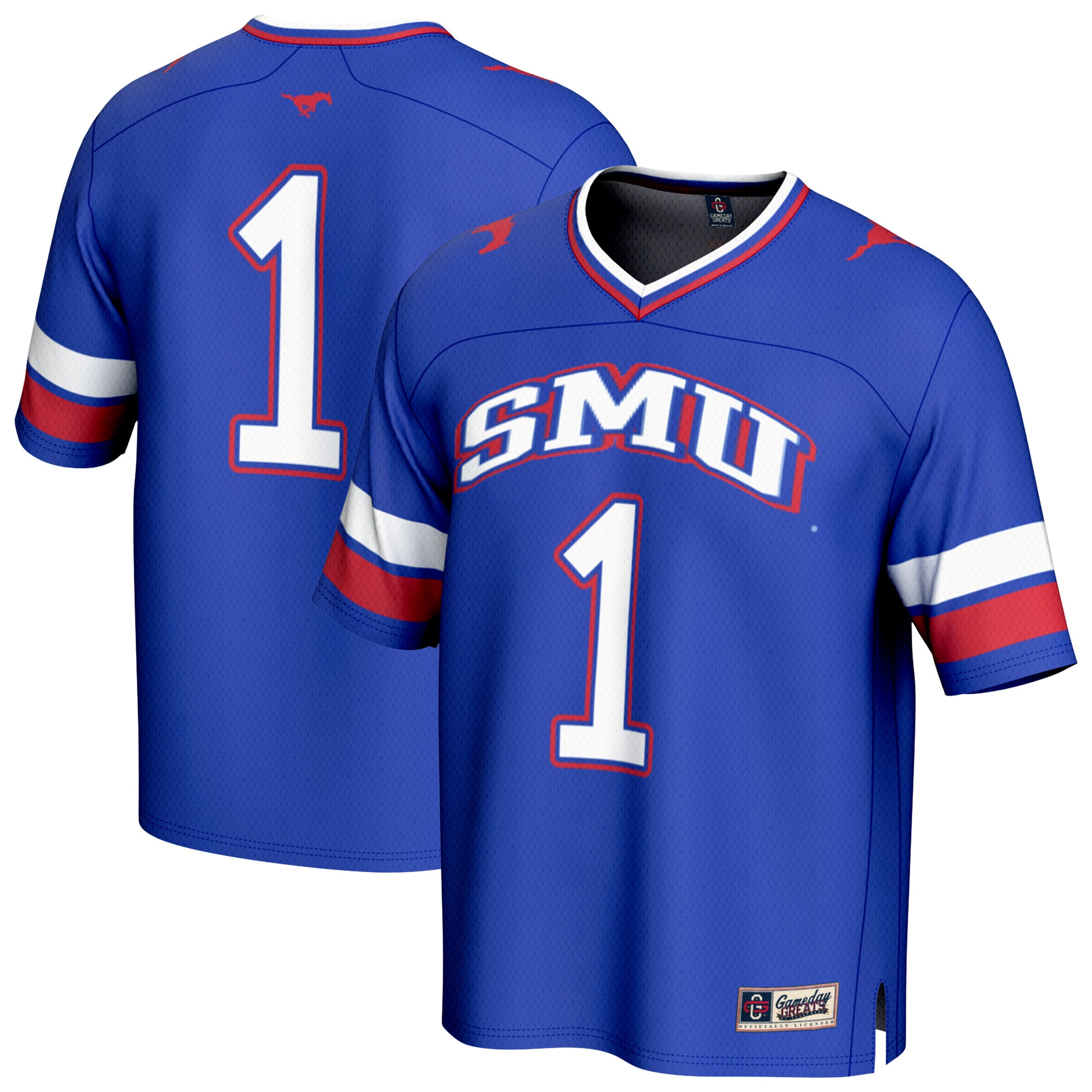 #1 SMU Mustangs GameDay Greats Unisex Collegiate Football Fashion 2026/2027 Football Jersey - Royal