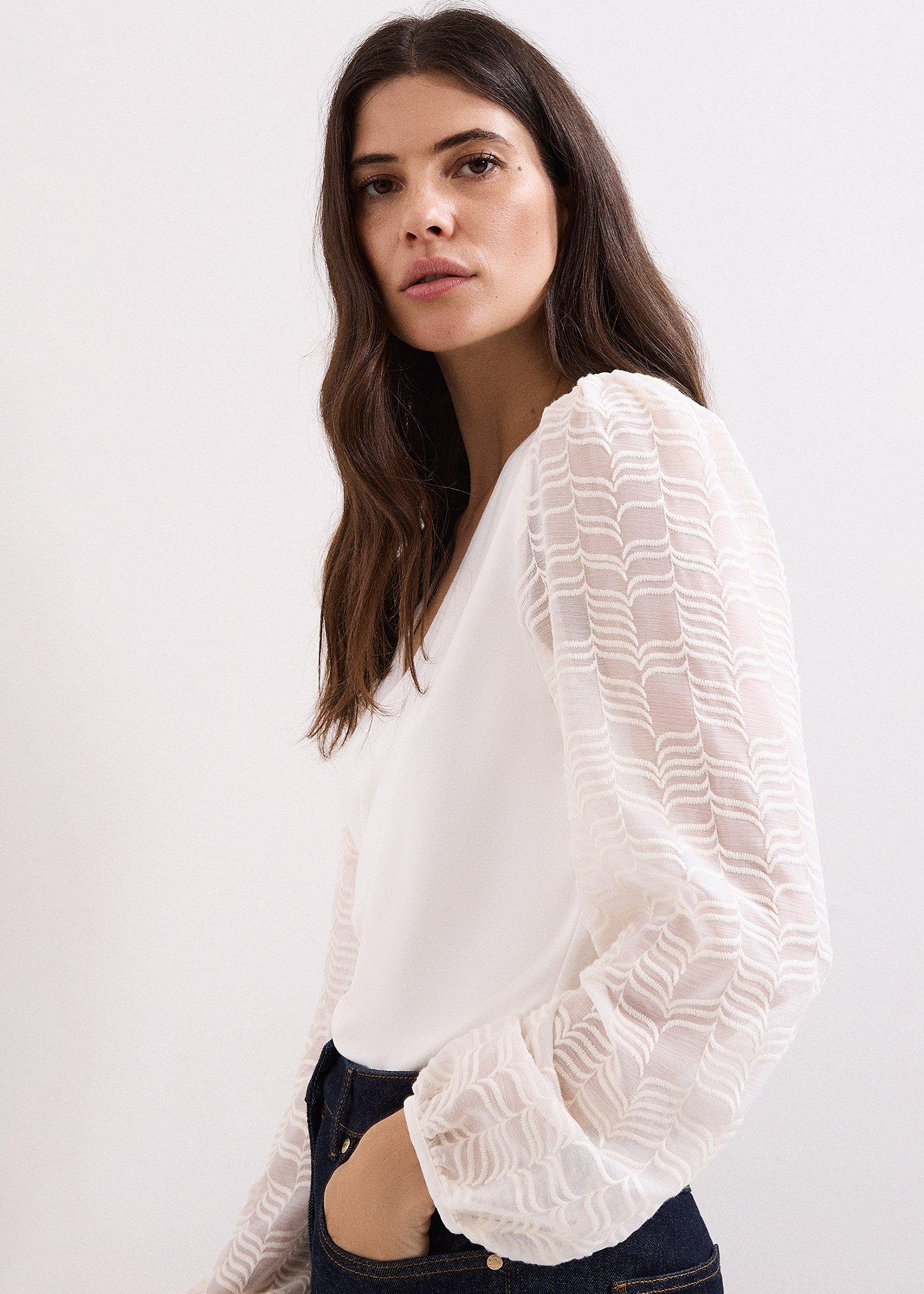Palmer Lace Sleeve Top