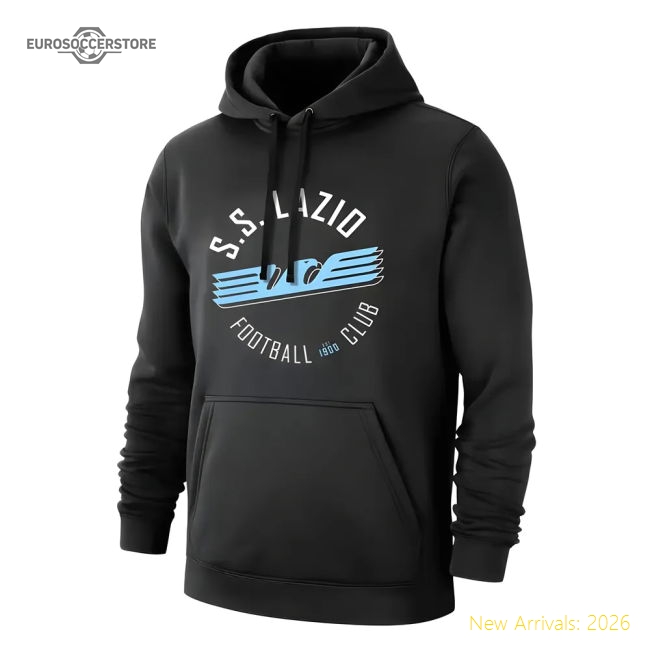 Popular High-Quality Lazio Circle Footer With Hood, Black