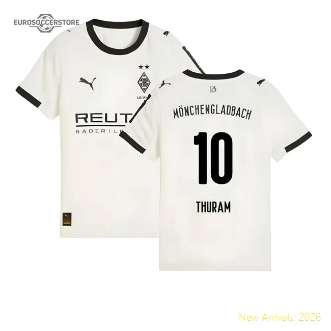 Soft Football Team Kids Jersey Thuram 2025-2026 Performance Fabric