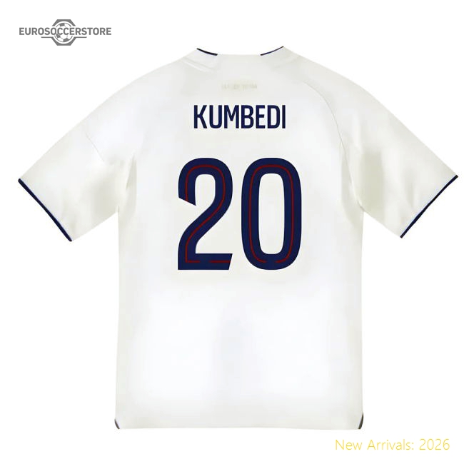 First-class 2025-2026 Olympique Lyon Home Shirt (kids) (kumbedi 20)