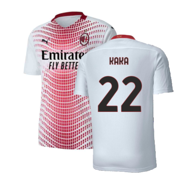 2020-2021 AC Milan Away Authentic Shirt (KAKA 22) Stretch Fabric