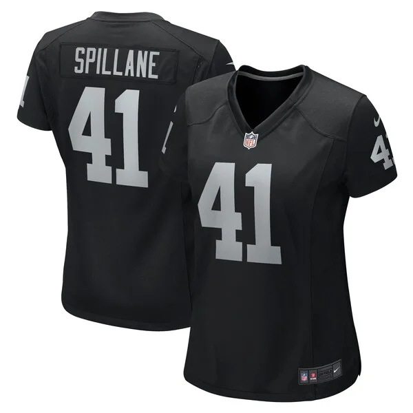 None Robert Spillane Game Jersey - Black | NFL Player Jersey