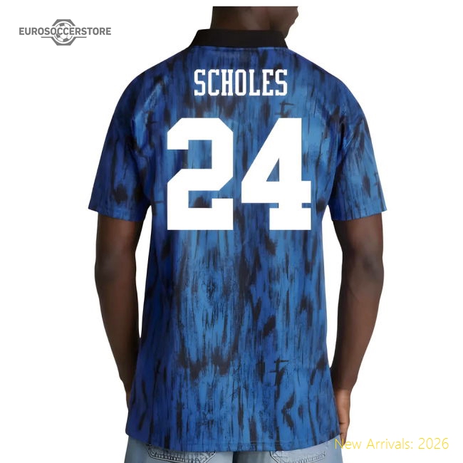 Elite Away Premier League Team Scholes Jersey 2022-2023 Stretchy
