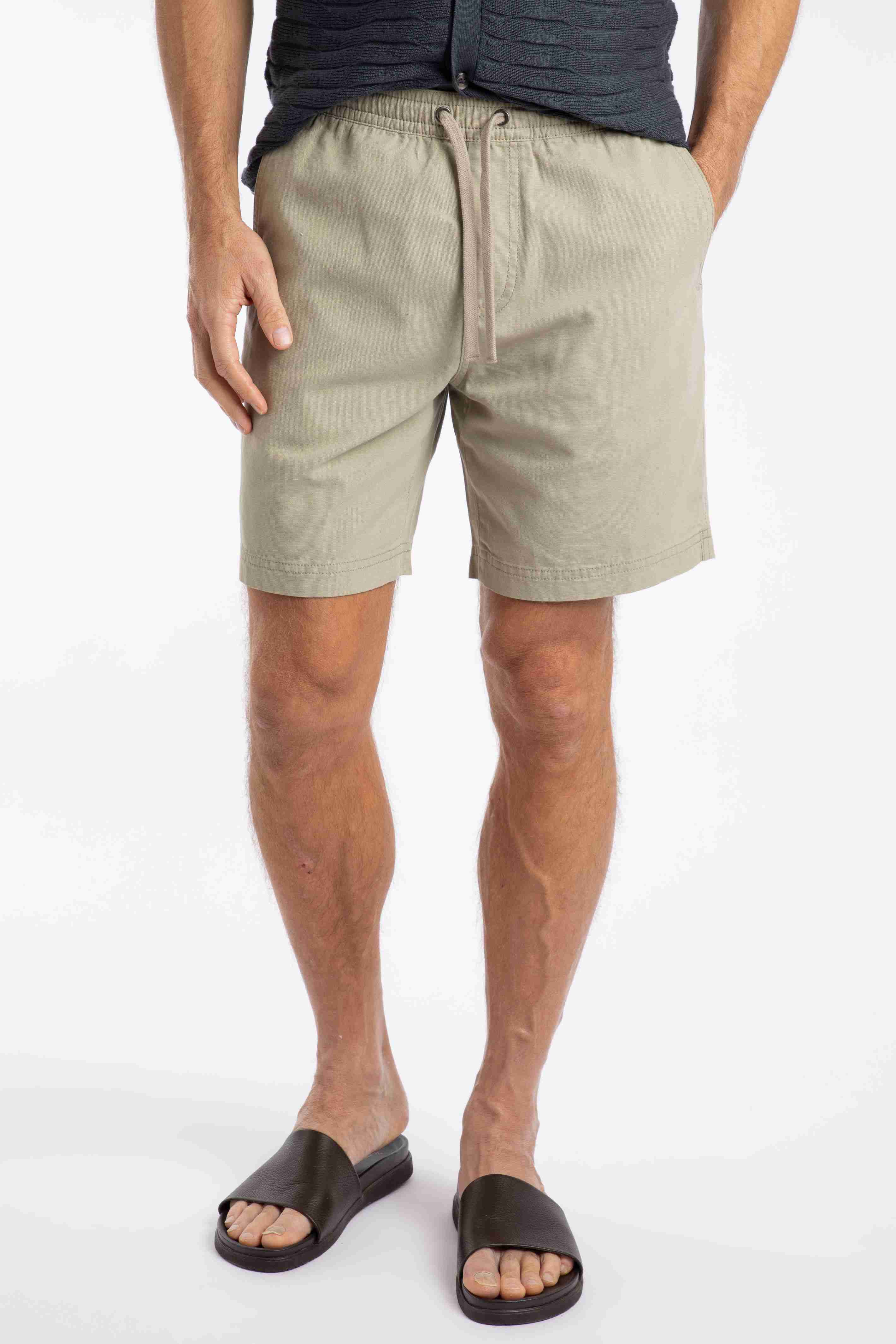 Weston Canvas Shorts Flint Stone