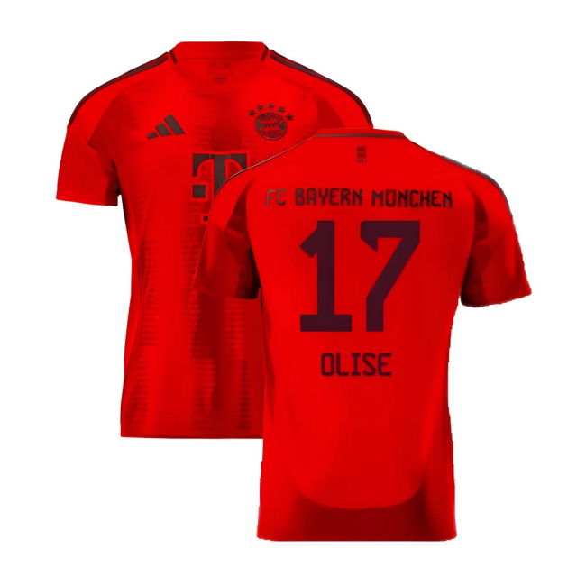 Bayern Munich Official 2024-2025 Home Shirt (Olise 17) | Match Day