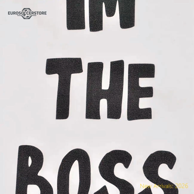 Kids I'm The Boss - White/Black Ringer