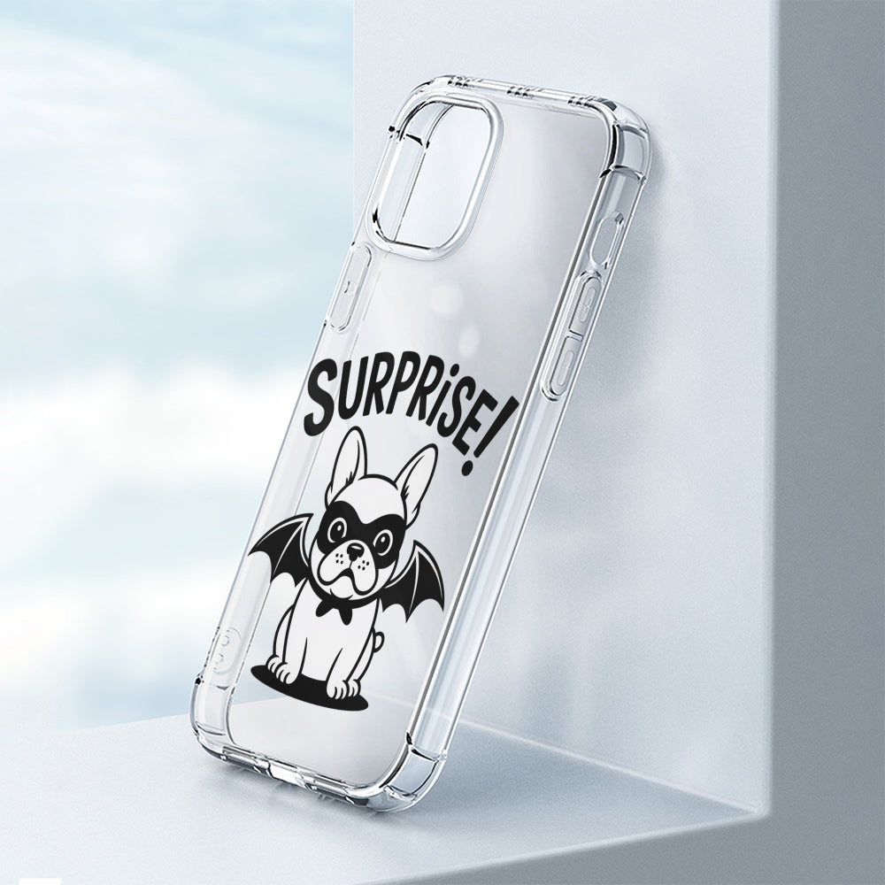 Trendy Bat - Clear Silicone Phone Case For Iphone, Samsung & Google P...