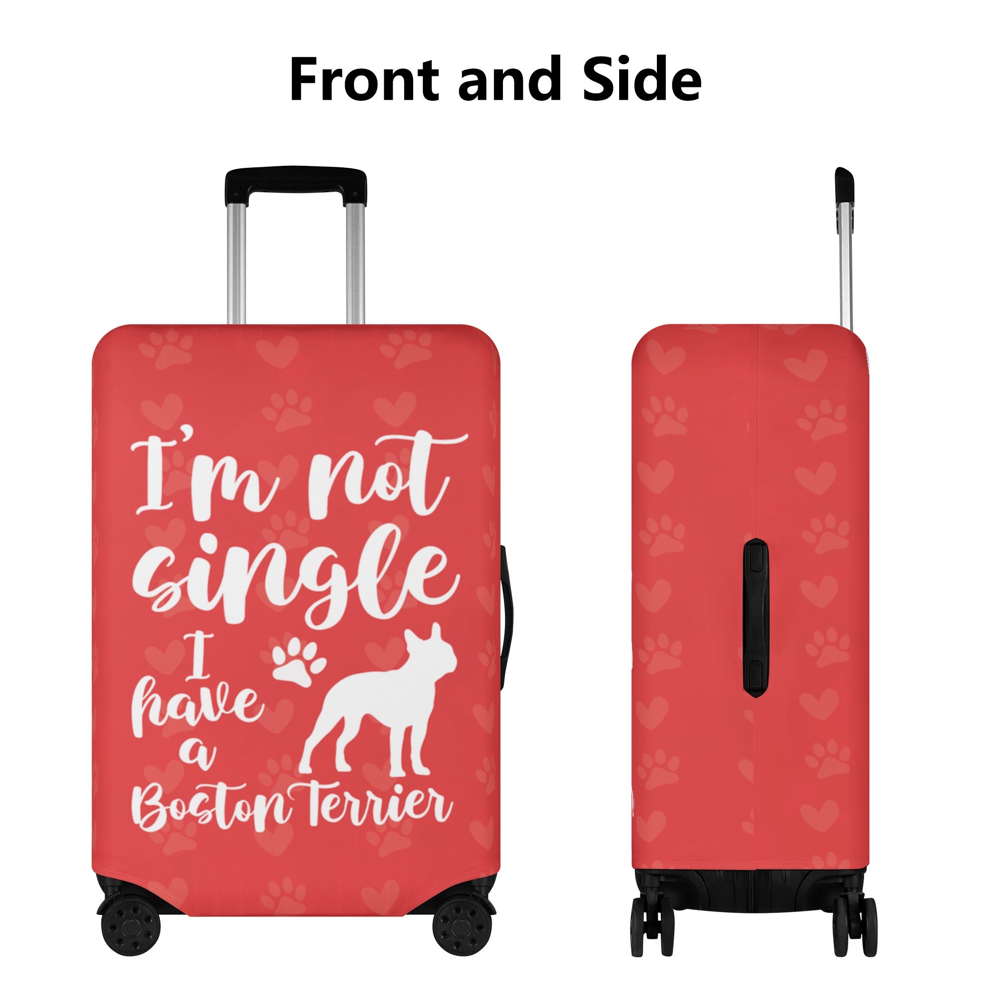 - Non-slip Luggage Cover For Boston Terrier Lovers For French Bulldogs