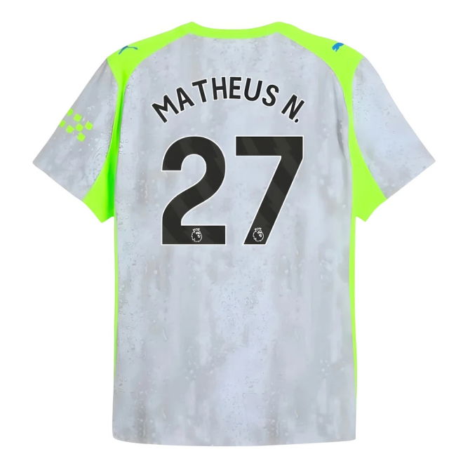 Man City 2025-2026 Shirt (Matheus N. 27) (Matheus N. 27)