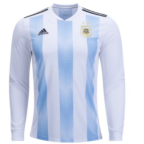 High Performance Argentina Home 2018 World Cup LS Soccer Jersey Shirt