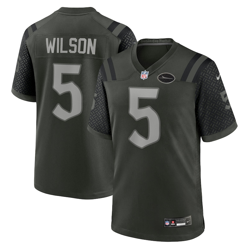 None Garrett Wilson NY Jets Dynamic High-Quality Jersey Football Appar