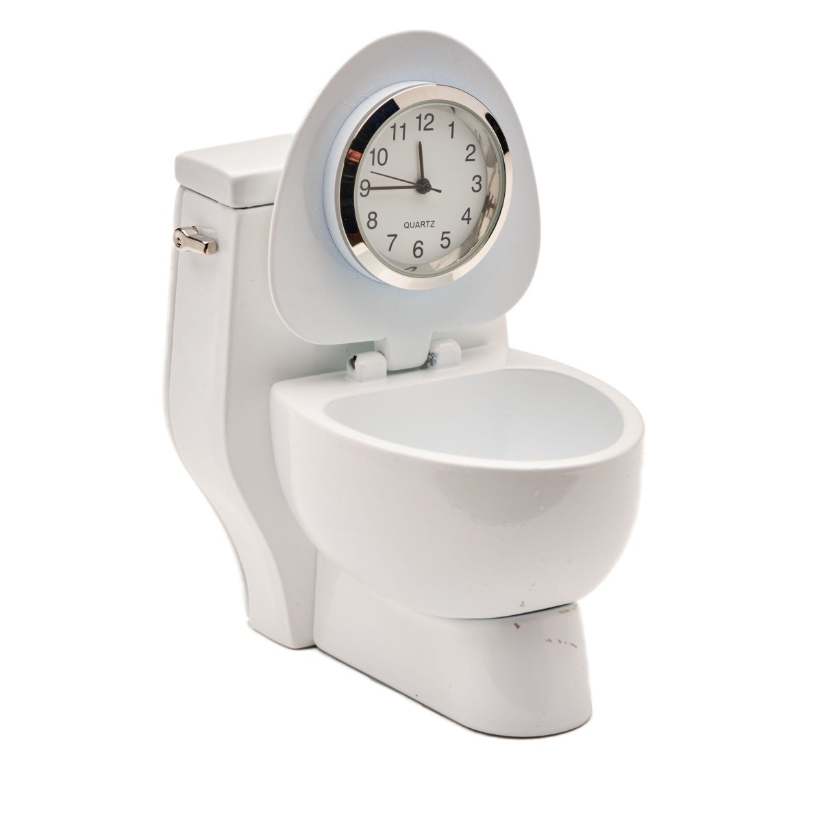 Toilet Clock - White