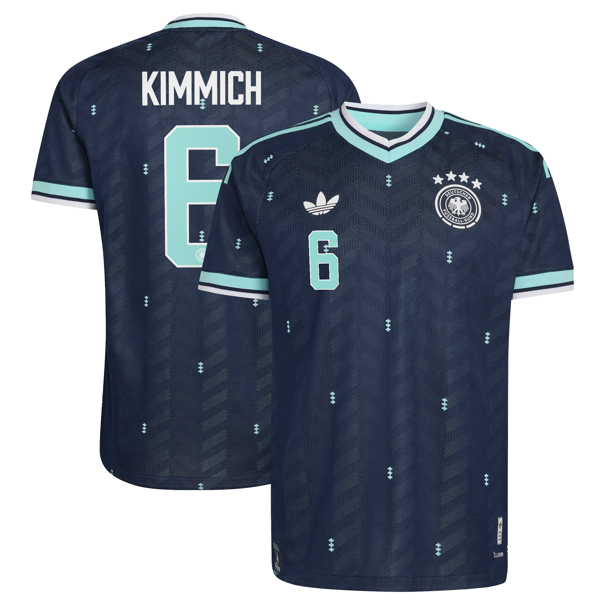 [SJH] Joshua Kimmich Germany National Team 2026 Away On-Field Authentic Jersey - Navy