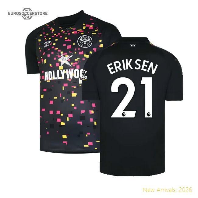 2022-2023 Brentford Third Shirt Eriksen 21 Player Replica