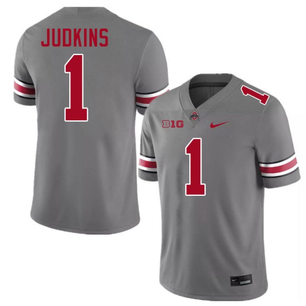 Men Ohio State Buckeyes Quinshon Judkins #1 Nike Team Color