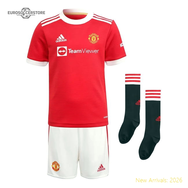 Official Man Utd 2021-2022 Home Mini Kit (ronaldo 7) - Premium