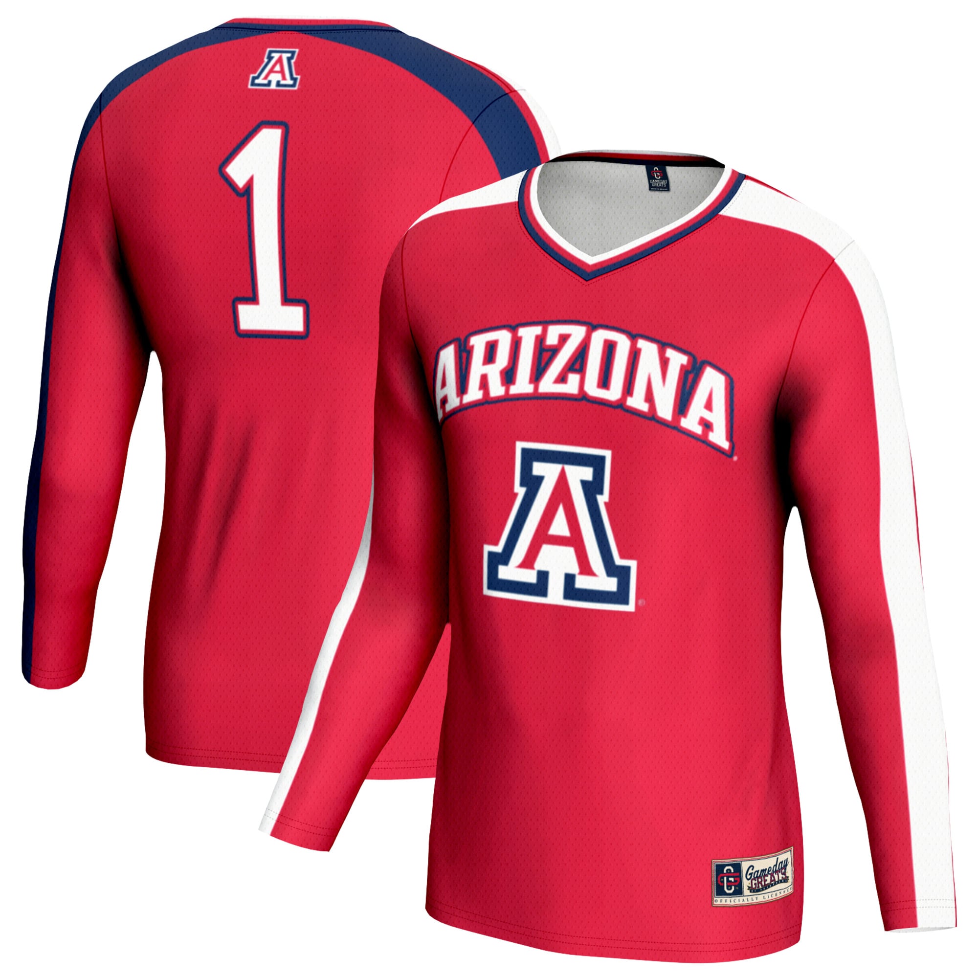 Arizona Wildcats GameDay Greats Youth Women's Volleyball Lightweight Fashion Jersey - Red