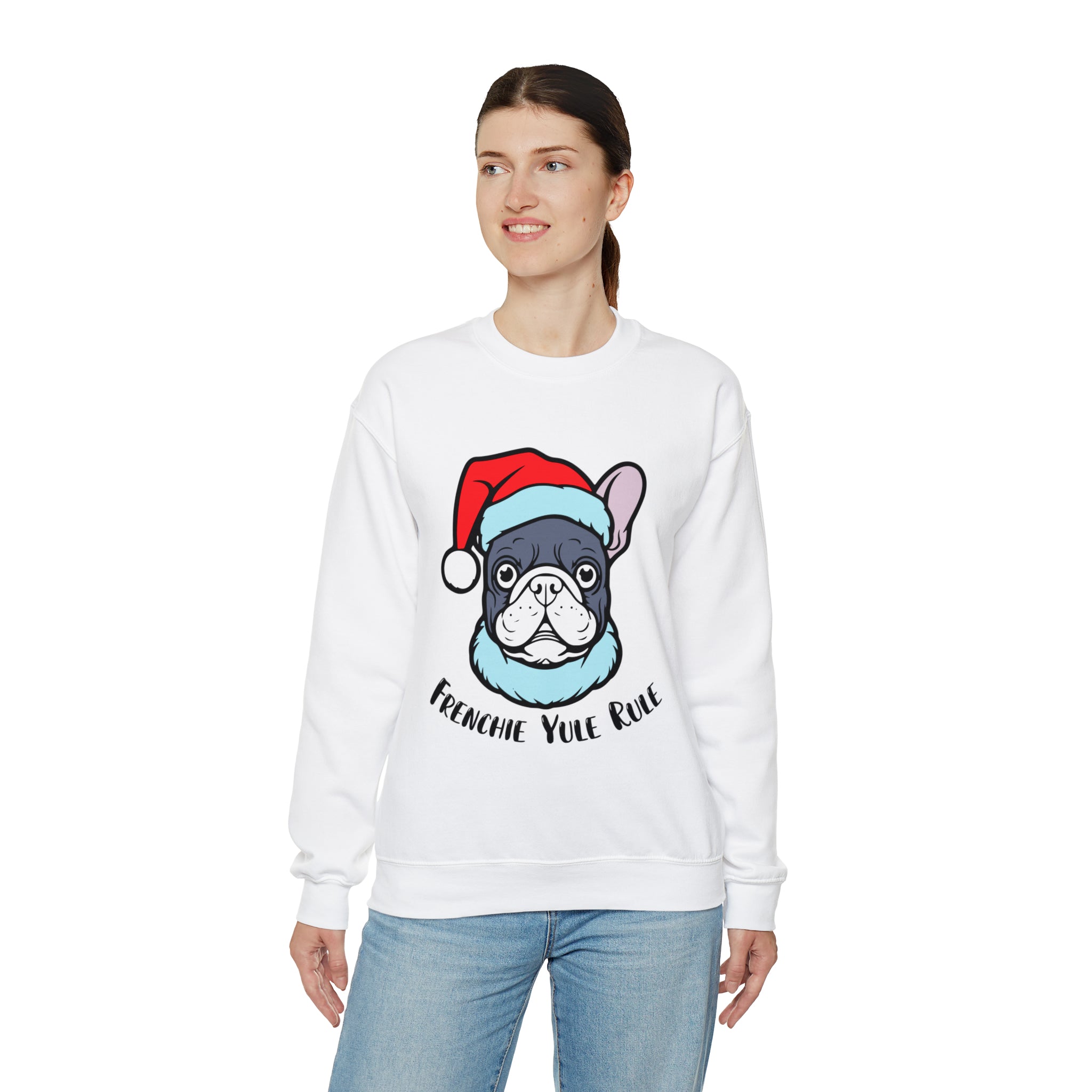 French Bulldog Yule Rule Sweater Unisex Sweatshirt Essential Dog Supply