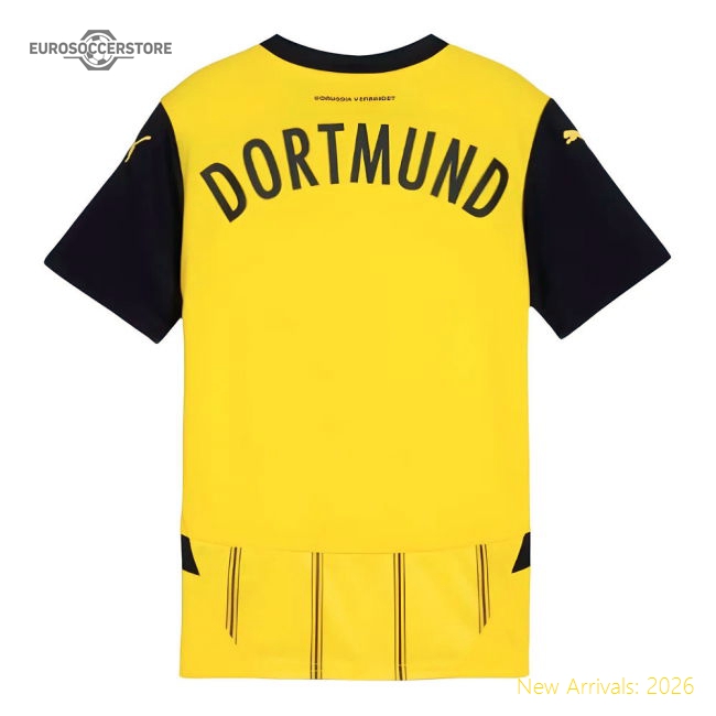 Excellent 2024-2025 Borussia Dortmund Home Shirt (kids) (brandt 19)