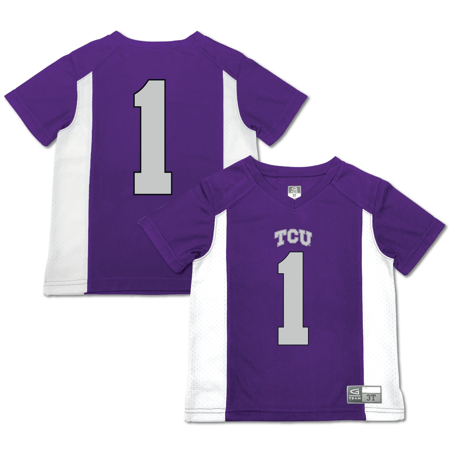 #1 TCU Horned Frogs Garb Toddler Football Jersey - Purple