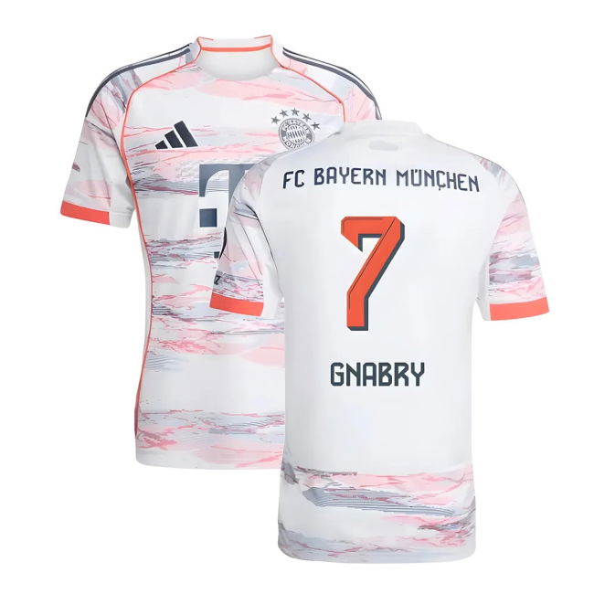 2025-2026 Bayern Munich Away Shirt (Gnabry 7) Moisture Wicking
