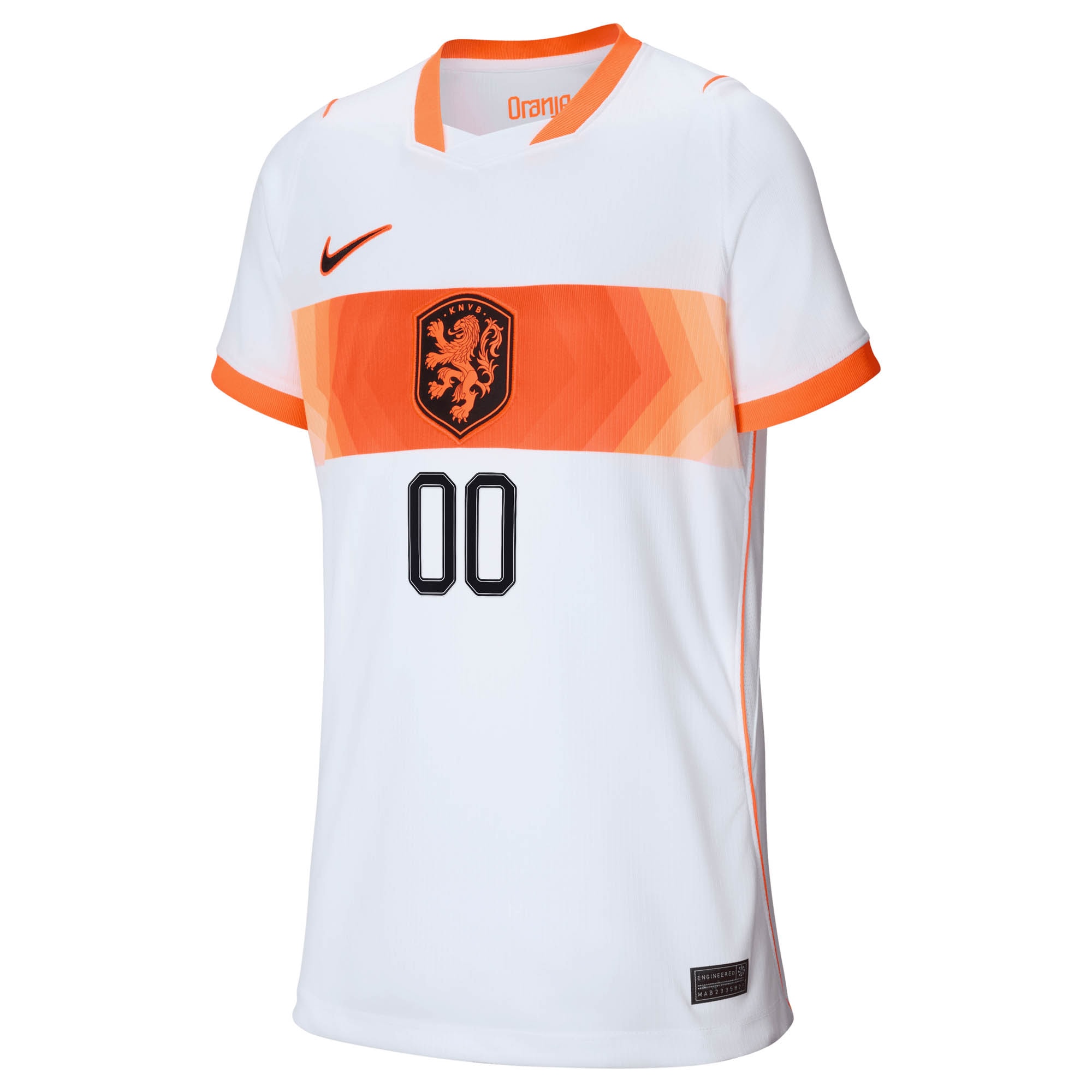 [SJH] Netherlands National Team Youth 2026 Away Stadium Replica Custom Jersey - White