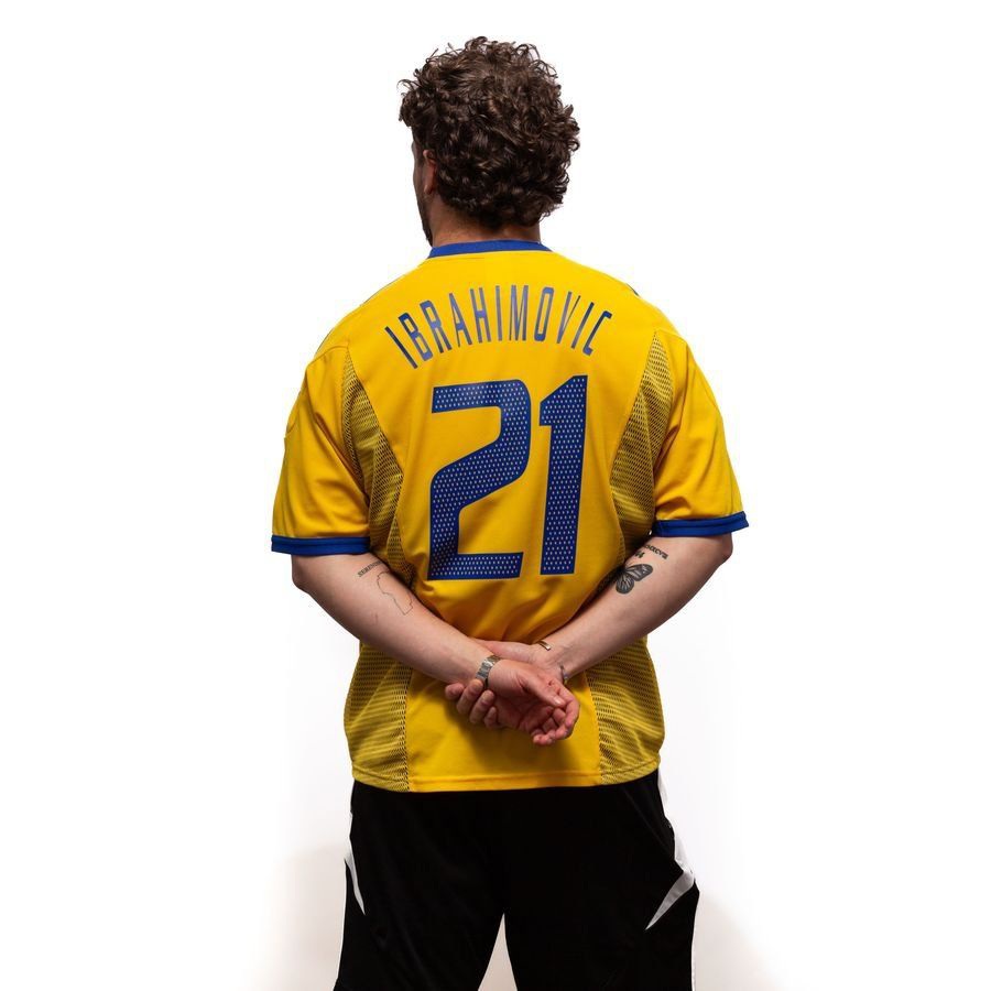 [EFKS] 2002 Sweden Size XL IBRAHIMOVIC 21 Home Jersey (8/10)