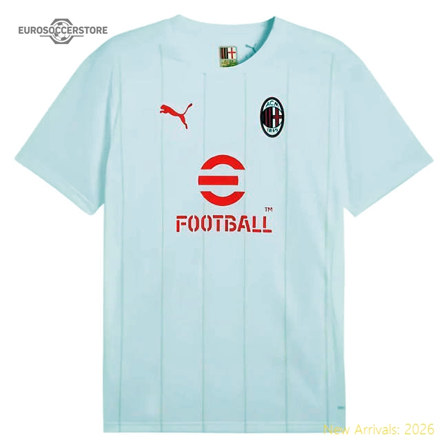 Ac Milan Home Premium Jersey Breathable Premium Fabric