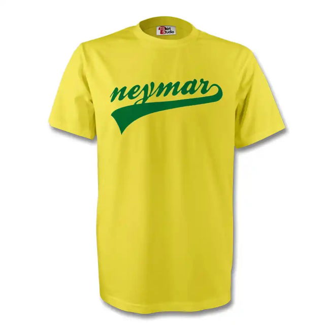 National Neymar Brazil Signature Tee (Yellow) - Kids National
