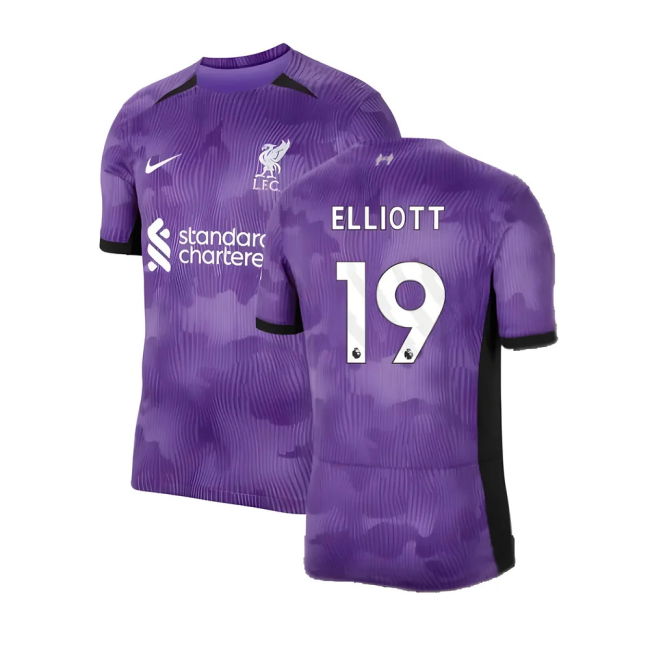 Soccer Jersey 2023-2024 LIV Third Rare Elliott 19 Adults Durable#908