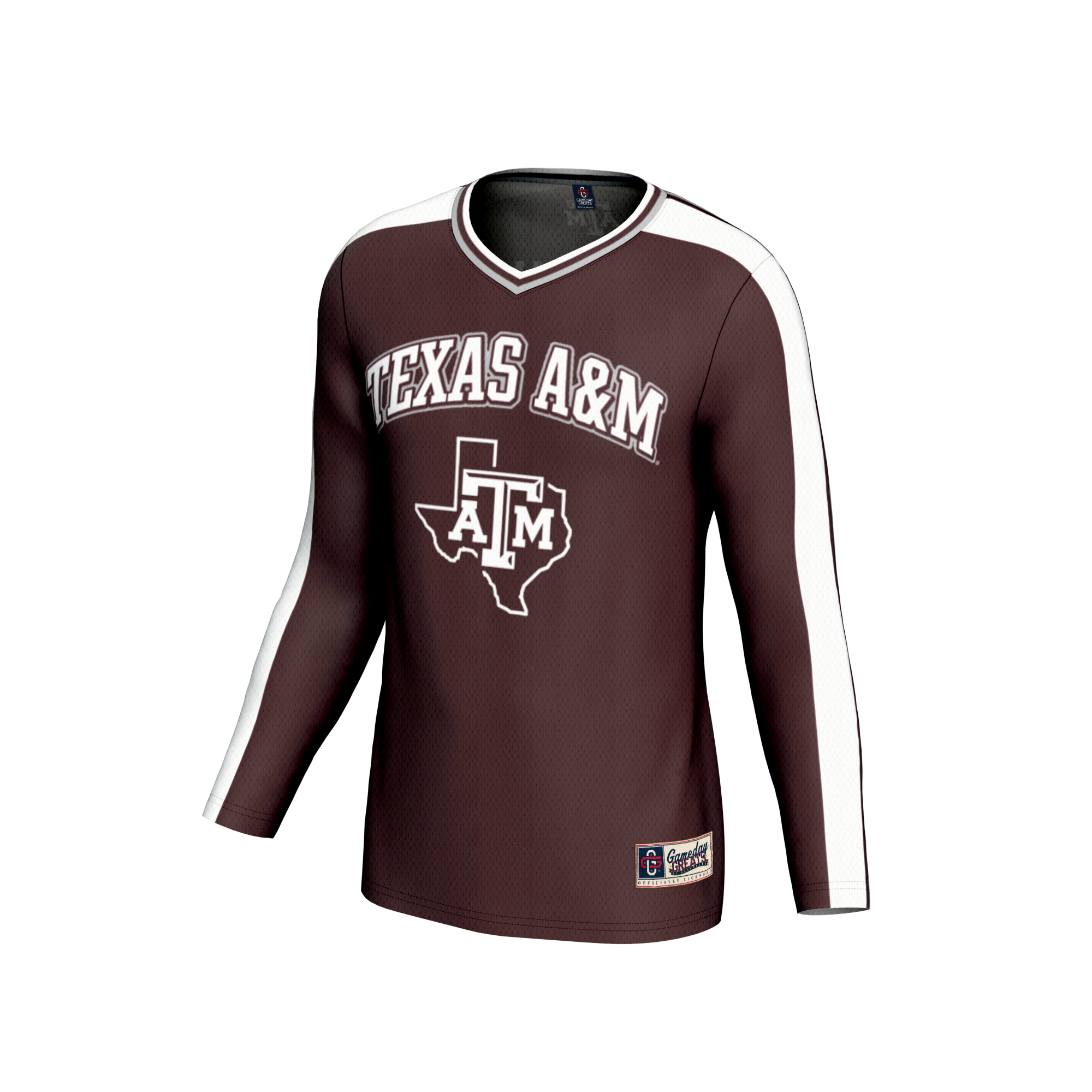 [NJP] Texas A&M Aggies GameDay Greats Unisex NIL Pick-A-Player Collegiate Women's Volleyball Lightweight Fashion Jersey - Maroon