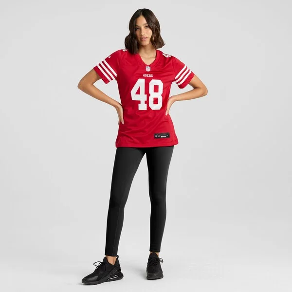 San Francisco 49ers Game NFL Jersey - Scarlet | Top-Grade Football ...