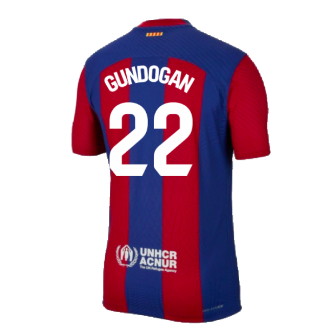 High-quality 2023-2024 Barca Authentic First Jersey (gundogan 22)