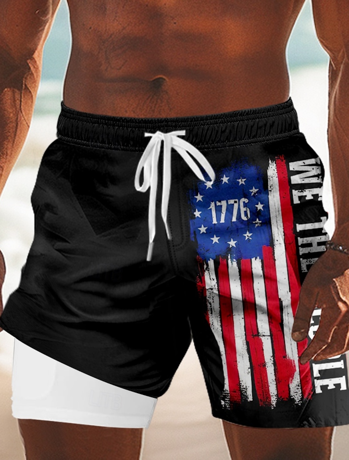 4th of July 2026 250th Memorial Day Men's Patriotic Patriot 3D Print American Flag Veteran Crew Neck Short Sleeve T-Shirt Street