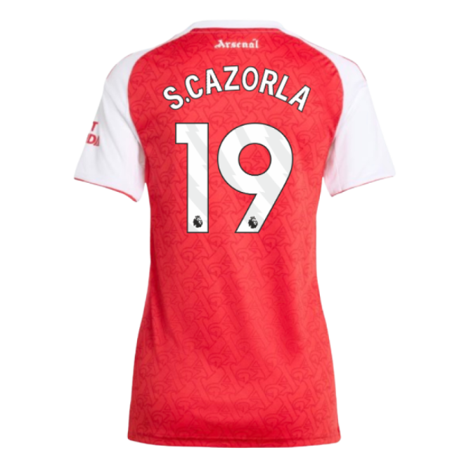 2025-2026 Arsenal Home Shirt (Womens) (S.Cazorla 19) - authentic style