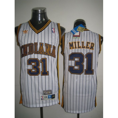 Bucks White Indiana Pacers #31 Mitchell And Ness Jersey - Economical