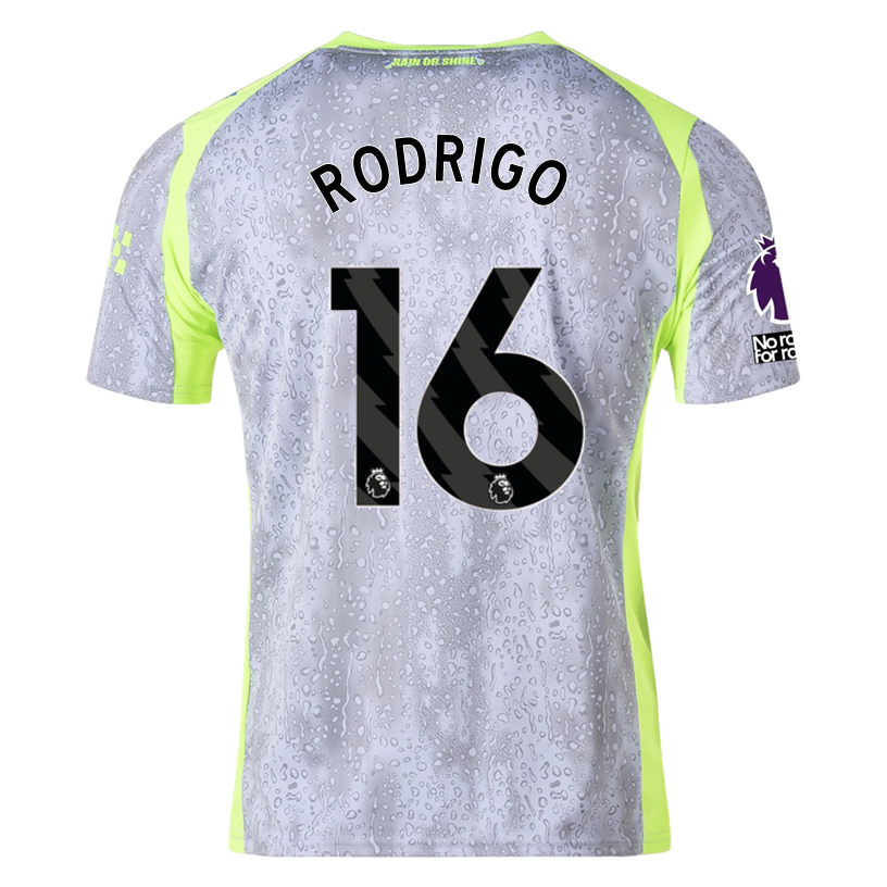 Manchester City Rodrigo 2025-2026 UCL Third Jersey – Authentic Shirt