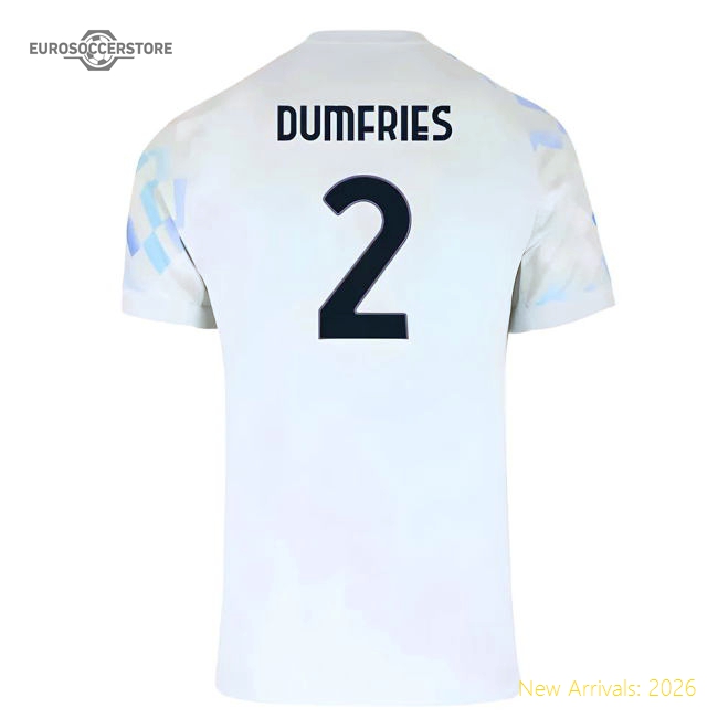 2025-2026 Inter Milan Away Kit Football Jersey (Dumfries 2)
