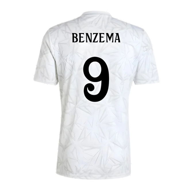 Benzema 9 Real Madrid Soccer Club Supporter Kit - Adults Version