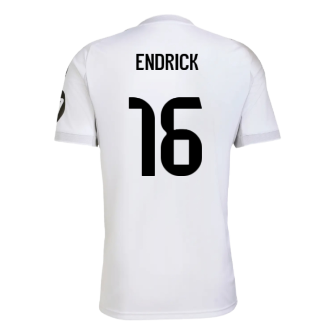Camiseta Real Madrid 2025-2026 Local Hombres - Oficial Con Endrick 16