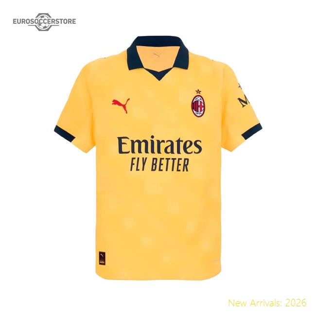 Ac Milan Third Kit 2025-2026 Fan Edition Jersey Supporter