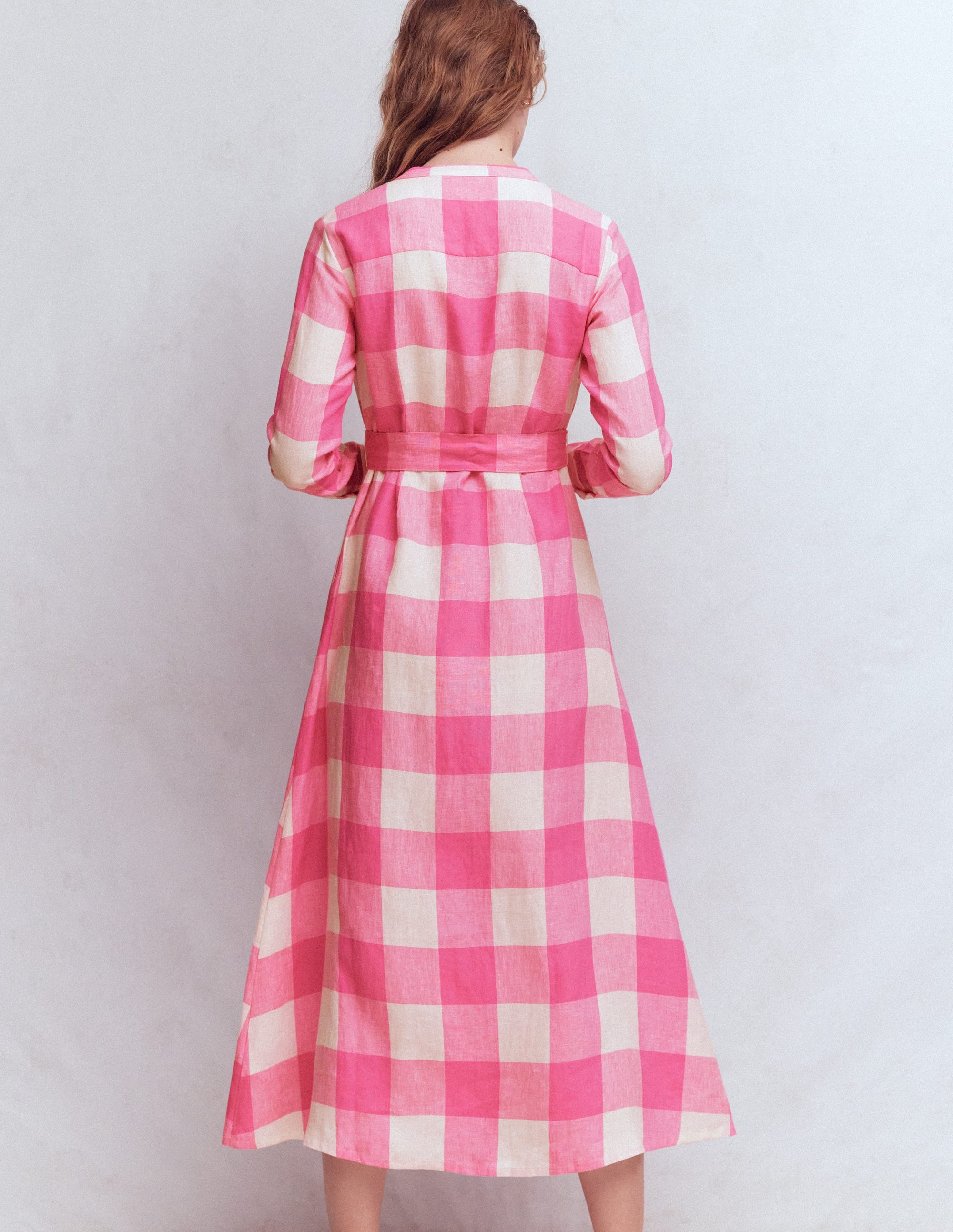 Mollie Linen Midi Dress
