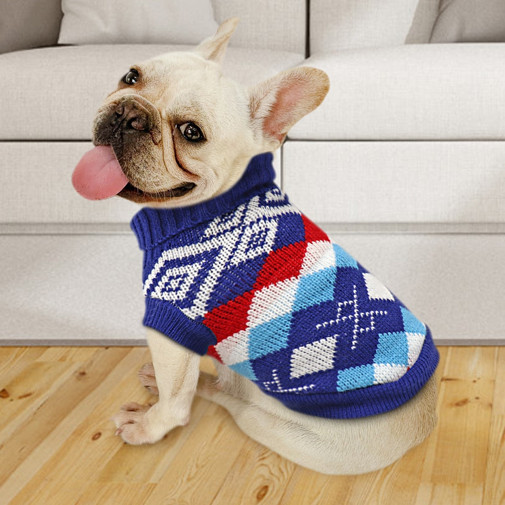 Premium Durable Knitted Winter Sweater For French Bulldog for Dog Owners