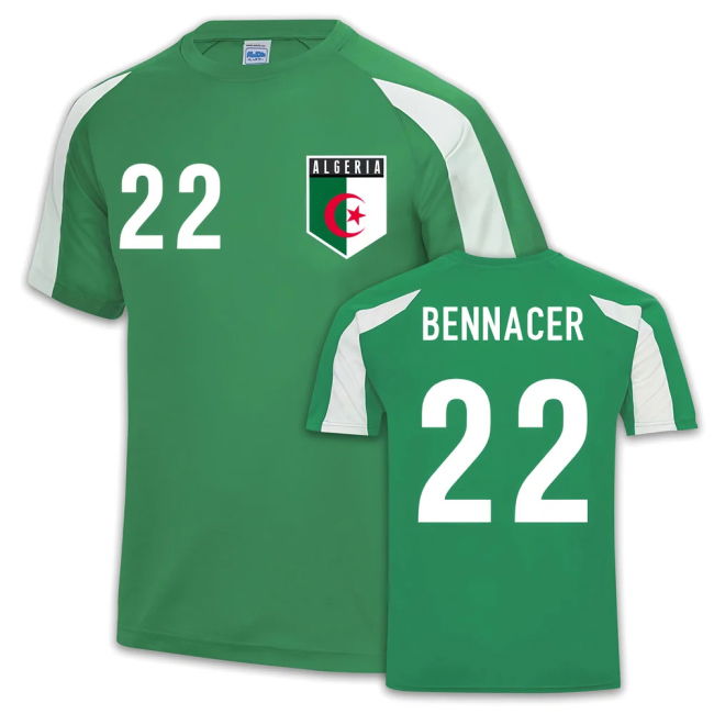 Aero-Dynamic Algeria Sports Training Jersey (Ismael Bennacer 22)