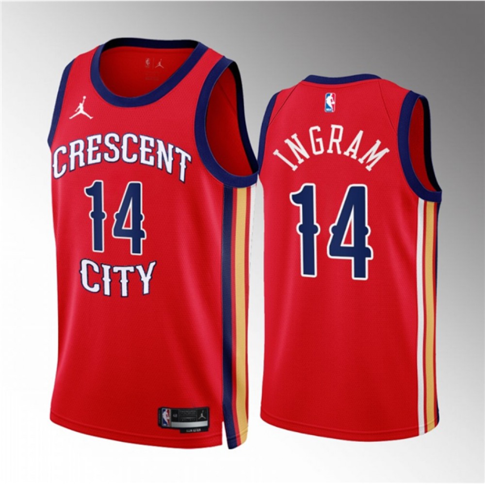 Collector's Item Contemporary Men's NOP #14 Brandon Red Basketball Jersey